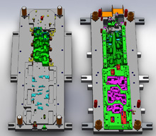 Progressive Die - 3D CAD Model