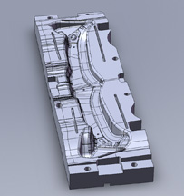 Metal Stamping Die Stage Tooling - 3D CAD View
