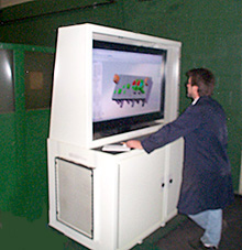 Large screen mobile CAD station Large screen mobile CAD station