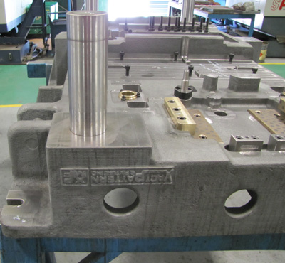 Metal Stamping Die - Upper Die Shoe During Assembly Metal Stamping Die